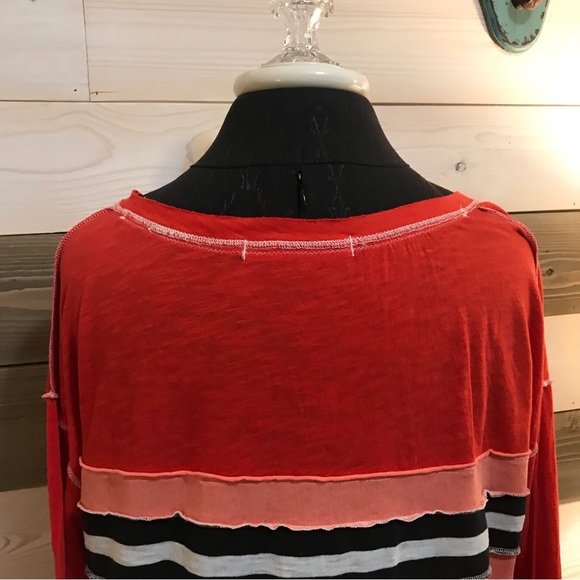 We the Free ⚜️ Orange Striped Insude Out Threading - Picture 8 of 12